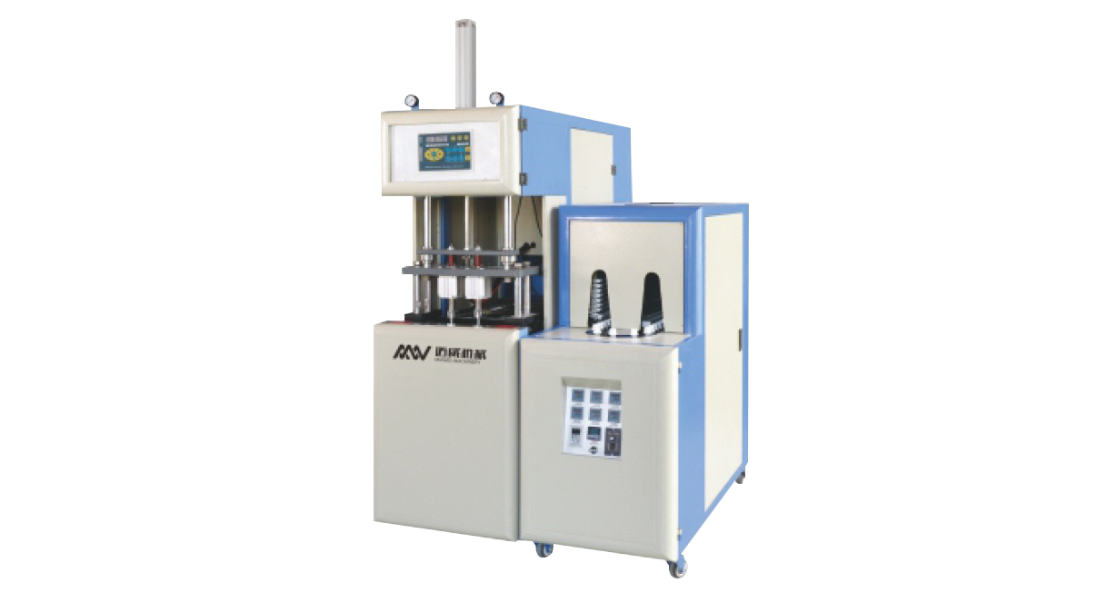 Semi-auto bottle blowing machine